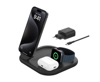 BELKIN Ładowarka indukcyjna BOOST^CHARGE™ Qi2 15W 3w1 Black - 1284066 - zdjęcie 1